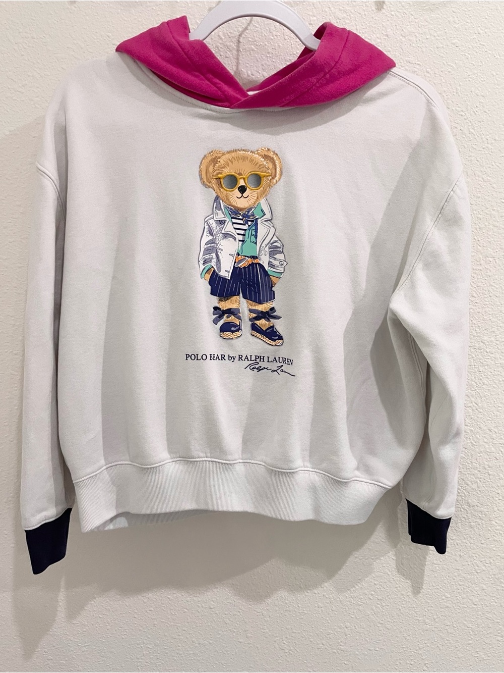 Polo Ralph Lauren Bear Sweatshirt Preppy Classic Hooded Old Money Designer